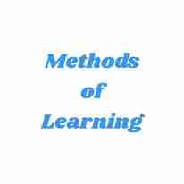 Home education methods of learning