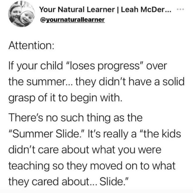 How true is this? I can still remember so much I learnt by myself as a child, books I read, films I only watched once, facts from museums, but from the classes at school myself? Very few. This is why I love home education, we can teach the way our kids learn, we can make it interesting for them and we can ensure they understand a topic before we move! Lessons can be forgettable but fun learning?! Never lost! #homeeddad #homeedmum #homeedplanning #learningfromhome #homeeducate #homeeducationrocks #homeeducationlife #homeedideas #homeeducationadventure #homelearning #learningathome #EducationalFreedom #homeeducationideas #homeeducationfamily #homeeducator #homeeducation #homeeducationuk #homeedfamily #homeeducating #unschooling