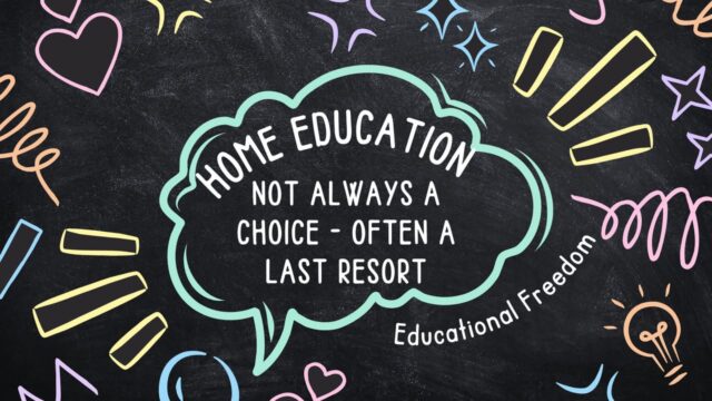 When you have tried everything and school just isn't working out - home education becomes a last ditched attempt.  Here's the how, why, and what happens. 

https://educationalfreedom.org.uk/home-education-wasnt-our-choice-it-was-the-only-option-left/