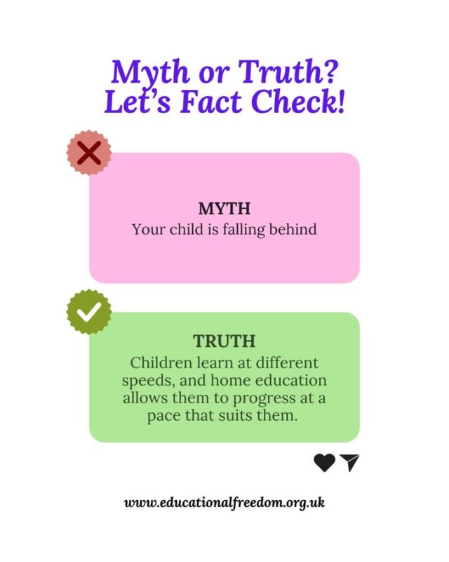 The Myth of Falling Behind
In home education, the idea of “falling behind” doesn’t really apply. Children learn at different speeds, and home education allows them to progress at a pace that suits them. Some may excel in certain areas and take longer in others — and that’s completely normal. Without the pressure of keeping up with a class, children often develop a healthier relationship with learning.

Have you noticed your child progressing differently at home compared to school? What surprised you most about their pace?