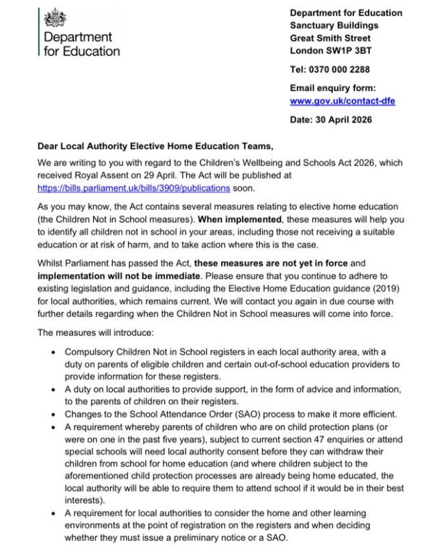 BREAKING NEWS
The DfE have written to every LA, and shared it with us, they’re reminding LAs that no changes are to take place yet.  DO NOT LET YOUR LA TELL YOU OTHERWISE. 
We will continue to campaign and keep you informed.