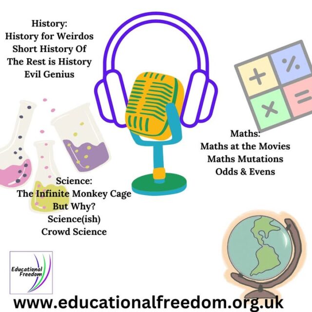 We have discovered that we LOVE podcasts! They are great to listen to while playing, in the car, walking the dog even and better yet my son remembers whats been said and often results in a deep dive into the topic! Here are some of my favourites! How about you guys?