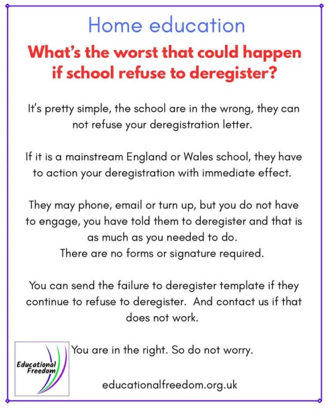 Many of you are fearful of the consequences to some things, so we thought we’d explain why you shouldn’t be worried. So many schools at the moment not understand that the government guidelines trump local policy!

As always, these images are just short snippets of info, for further detail please read our website, and join our home education Fb group