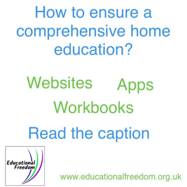 We’re often asked for resource recommendations, and whilst there’s 1000’s to choose from it’s important to understand the resource you’re using.
Most websites, apps, and workbooks are designed as a supplementary resource to a lesson taught in school. They’re mostly not a standalone resource.
For example, CGP workbooks can have 1 page covering a topic, and 3 questions. That isn’t enough to fully grasp a concept. So you would ideally supplement it, you could watch the Oak Academy video, do the BBC bitesize section and bring in real world examples and experiences.
It’s the same for many resources, they’re designed as extra to another resource.
It can be trial and error finding the resources that suit your child, and it can be easy to then stick to just that one, but it’s unlikely to actually cover the content in enough detail to thoroughly understand it.
Of course there are some that are comprehensive, but these tend to be costly packages.
As a home educator you are expected to ensure the educational provision is suitable, that means understanding the progress your child is making and that they’re understanding the content in enough detail.
A suitable education is unlikely to happen when only one resource is used.

It’s also important to remember there’s many ways to provide a suitable education, and if workbooks etc don’t suit your child then there’s other options including hands on learning or discussion. We talk more about styles on the Educational Freedom website.