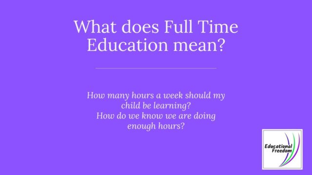 Just what exactly does it mean when it states "Full Time Education"? Wondering about this yourself? Have a read of our blog which explains exactly what this is -https://educationalfreedom.org.uk/what-does-full-time-home-education-mean/

 #ukhomeed #homeeddad #homeedmum #homeedplanning #learningfromhome #homeeducate #homeeducationrocks #homeedideas #homeeducationlife #homeedLA