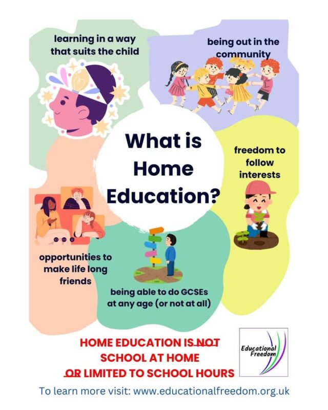 The lovely Elizabeth designed this image for us. We think it’s a lovely and simple way of explaining home education. Whats is home education for you?
#homeeducationuk #educationalfreedom #notinvisible