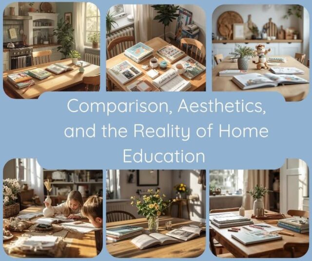 Real home ed life rarely sits still long enough to be captured perfectly. It moves. It shifts. It’s full of interruptions and tangents.

https://educationalfreedom.org.uk/comparison-aesthetics-and-the-reality-of-home-ed-life
