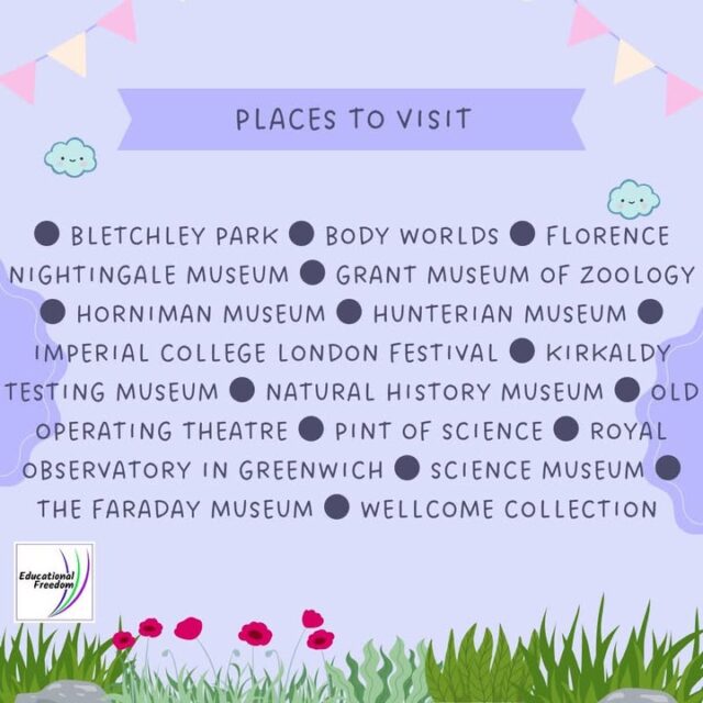 We are often asked for help with science aids - there seems to be less of those around so we have compiled a couple of lists over the week to help you! Last but not least is Days out - Please do share your favourite days out regardless of topic! #ukhomeed #homeeddad #homeedmum #homeedplanning #learningfromhome #homeeducate #homeeducationrocks #homeeducationlife #homeedideas